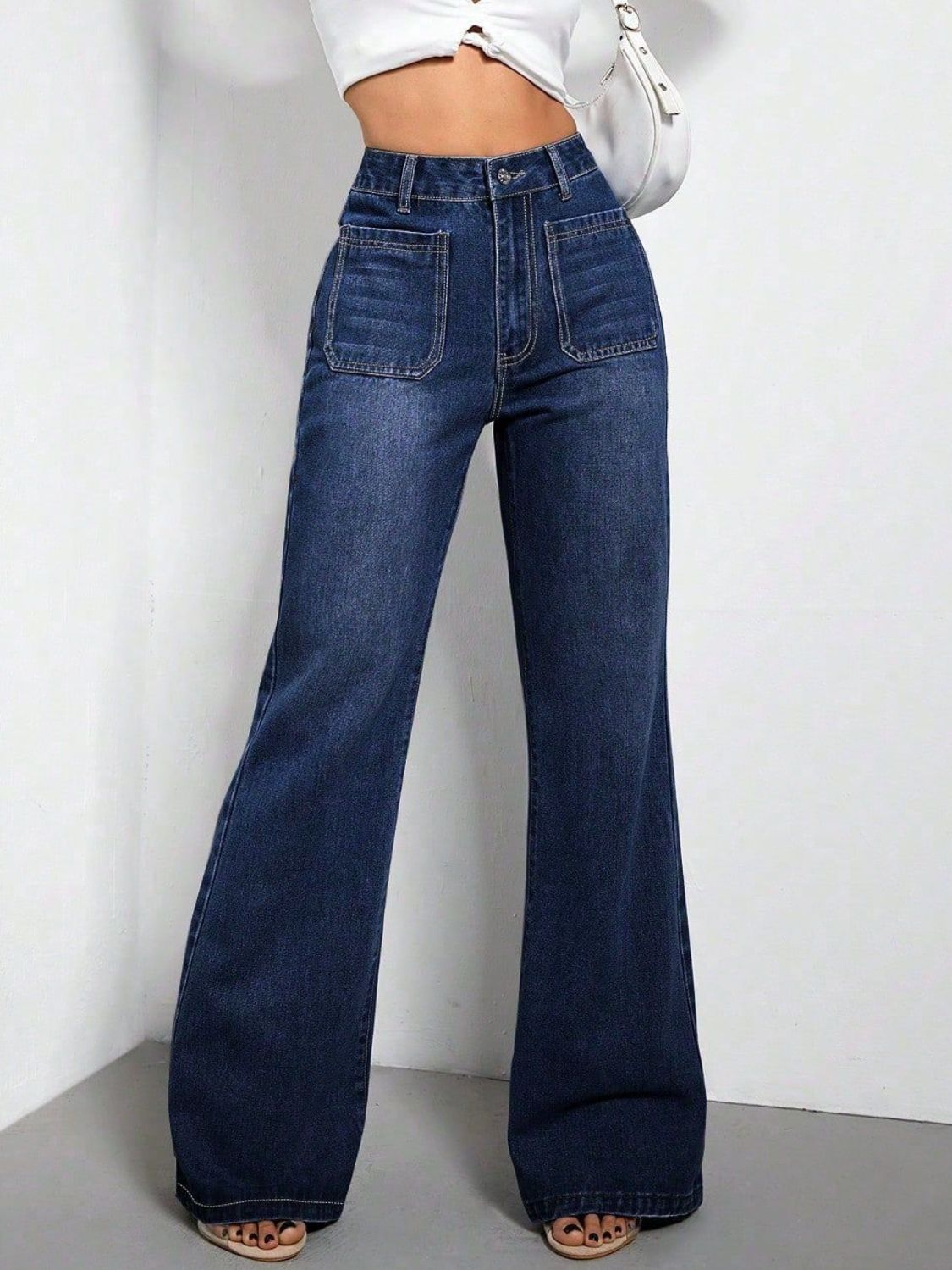 High Waist Bootcut Jeans