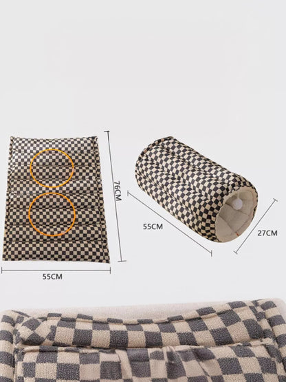 Cozy Plush Pet Tunnel Nest