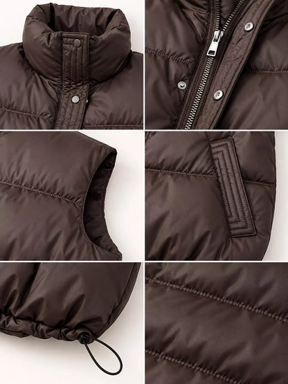 Puffer vest coat, view 10