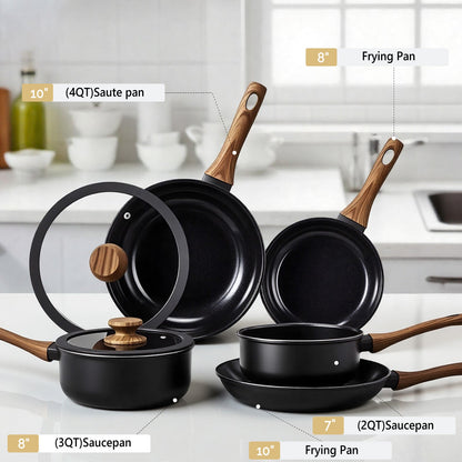 17-Piece Aluminum Cookware Set
