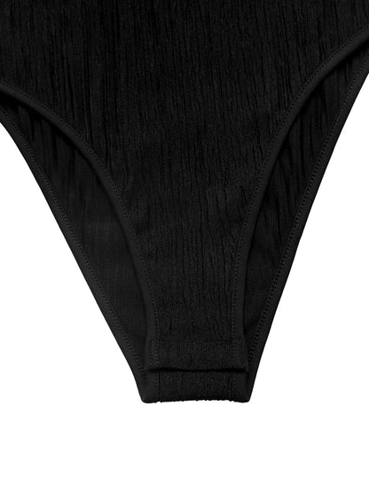 Cold Shoulder Flounce Sleeve Bodysuit