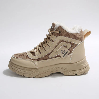 High-Top Platform Chunky Sneaker Boots