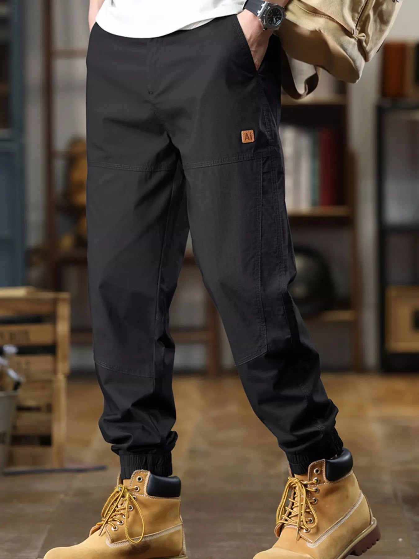 Men's Full Size Wide Leg Pants