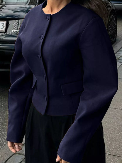 Button Up Long Sleeve Jacket