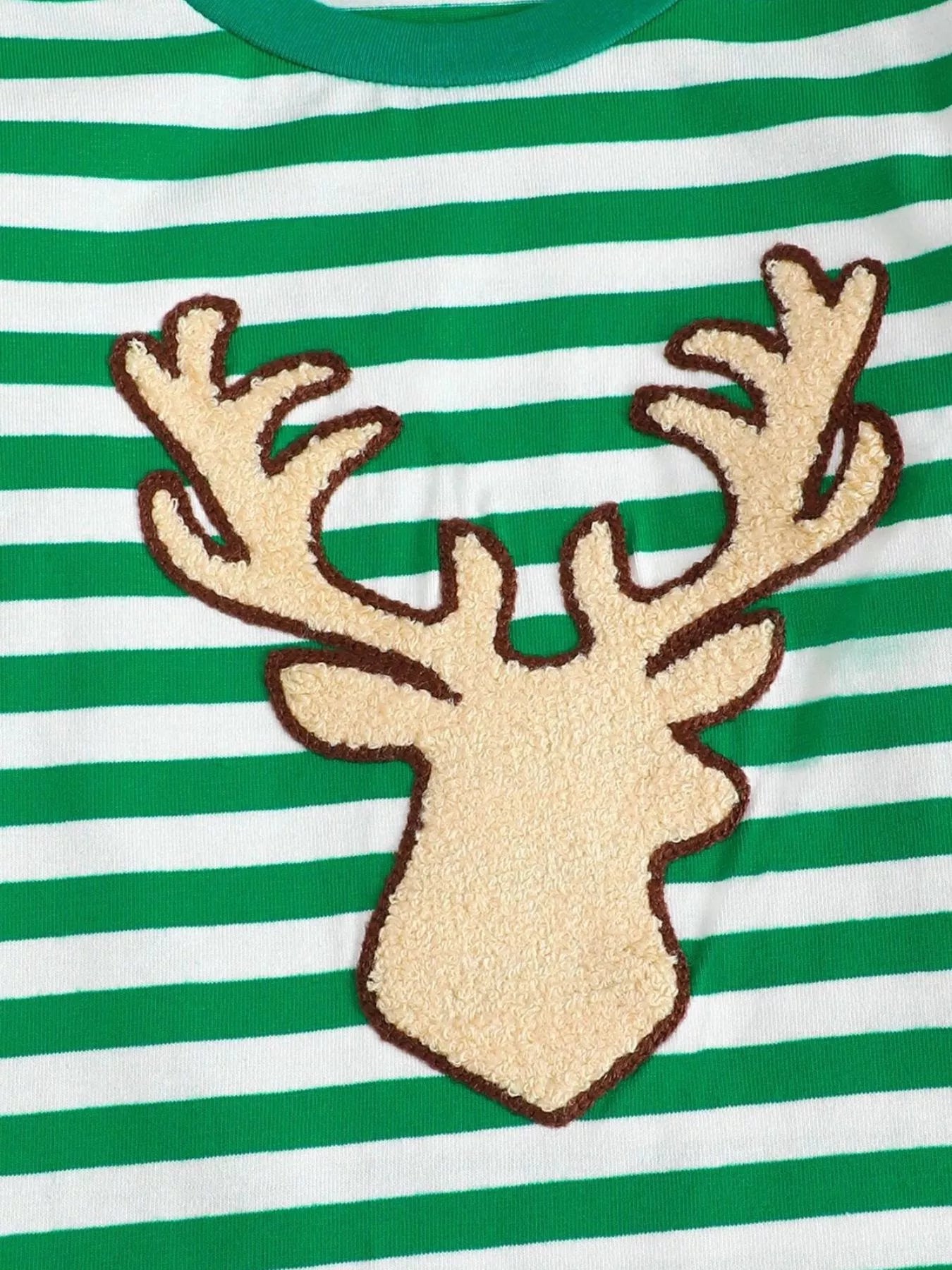 Children's Christmas Striped Pajama Set