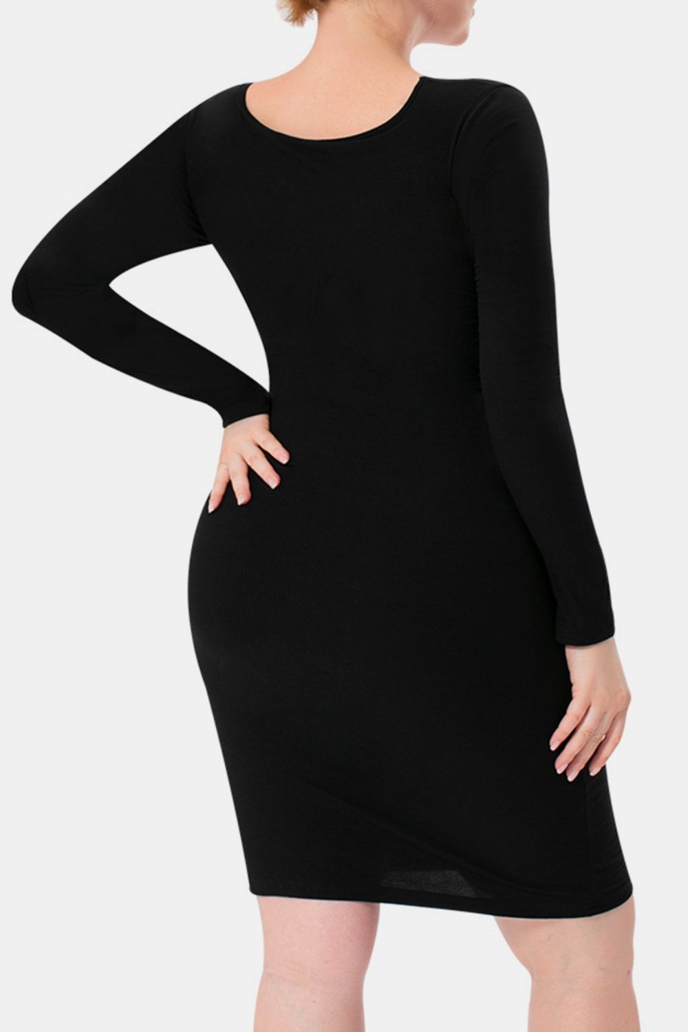Full Size Built-In Shapewear Dress - MONLANE