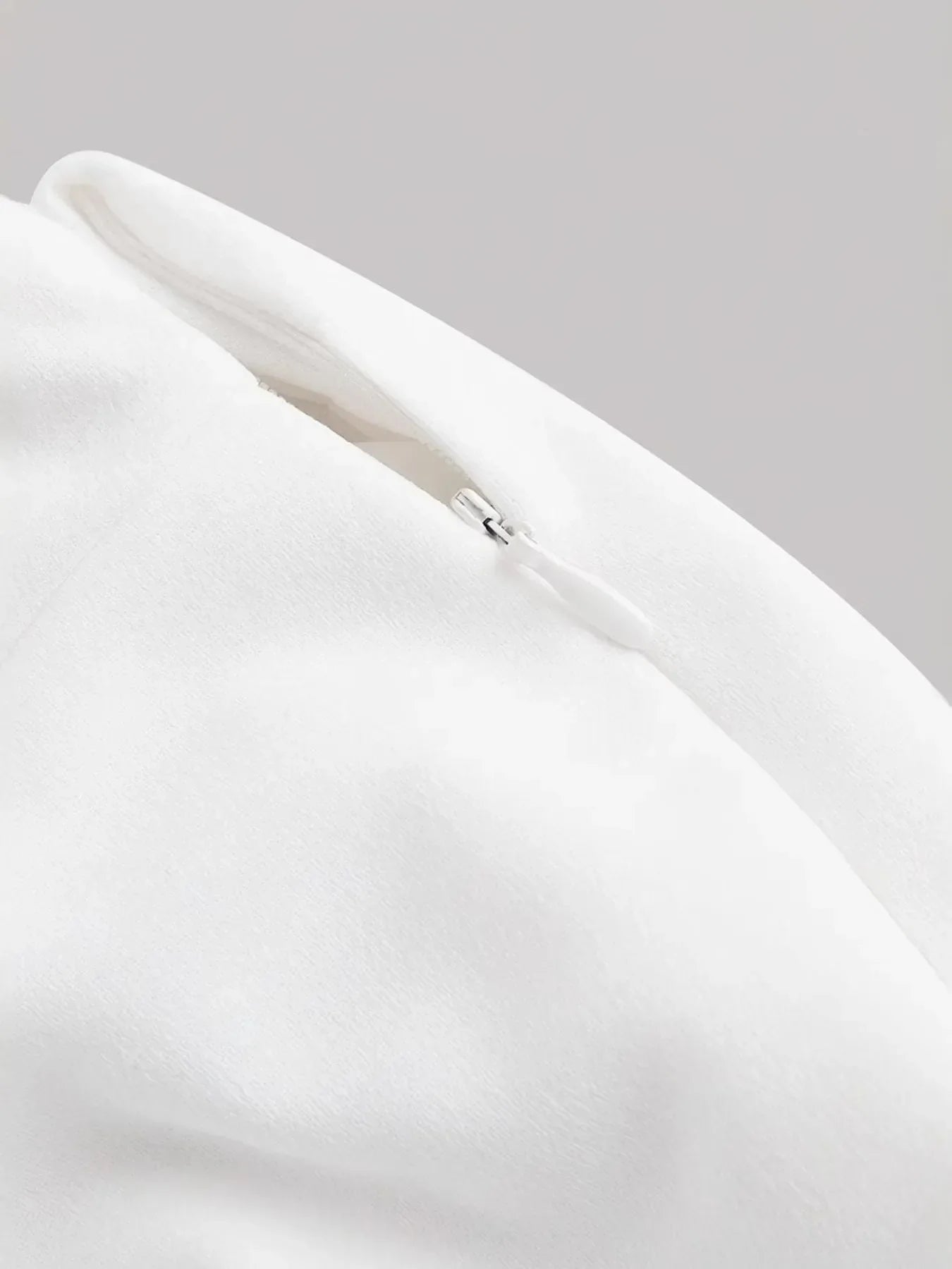 High-Waisted White Wide Leg Pants