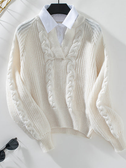 Faux Layered Sweater