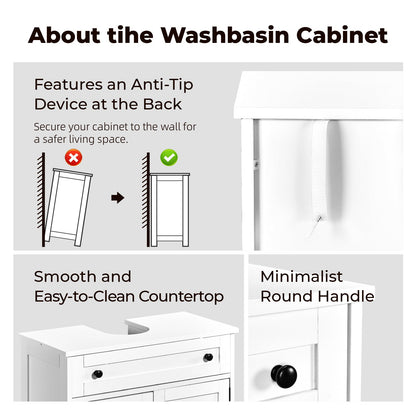 1-Drawer 2-Door Bathroom Vanity Bathroom Cabinet
