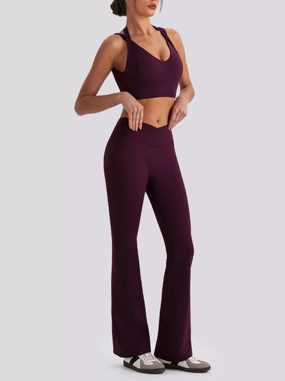 Criss-cross tank and leggings set, view 11