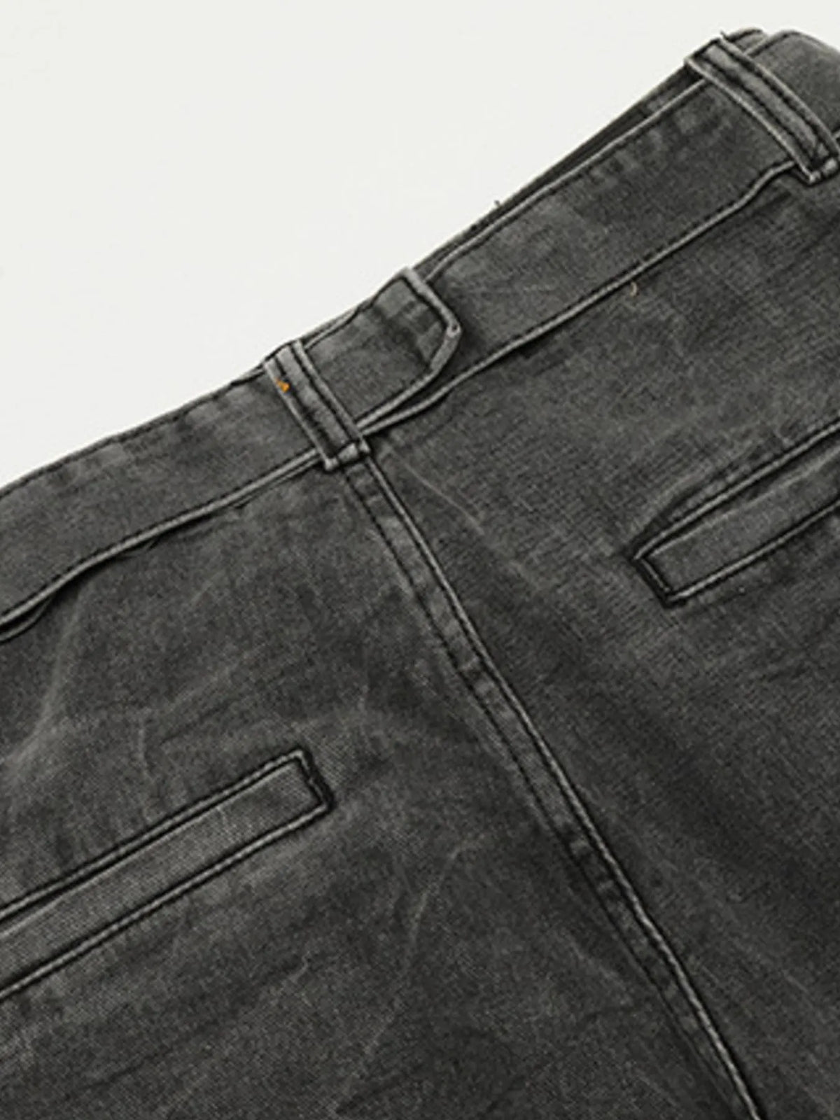 Men's Washed Wide-Leg Baggy Jeans