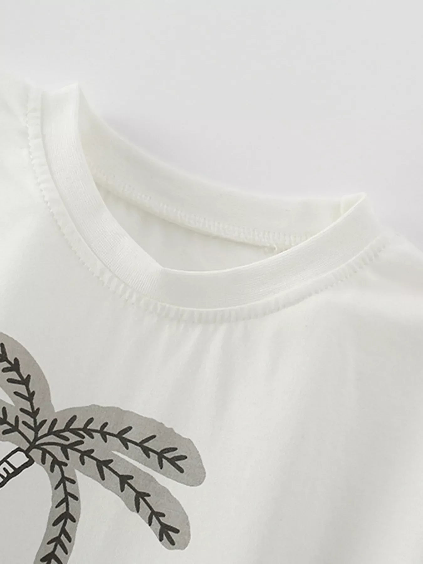 Children's Cute Animal Graphic Tee and Shorts Set