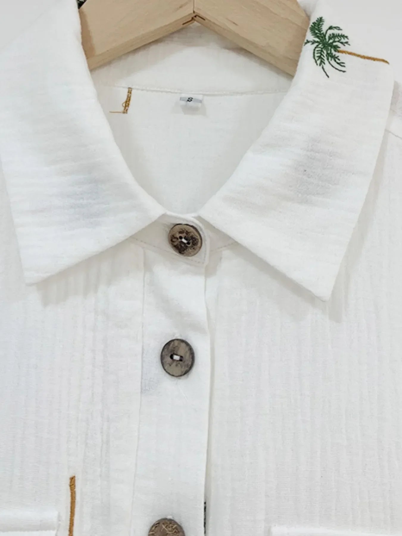 Button-Up Romper with Belt