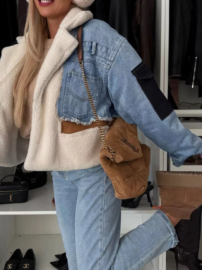 Sherpa Lined Denim Jacket