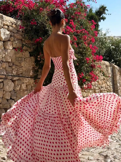 Printed One-Piece Swimwear and Skirt Set