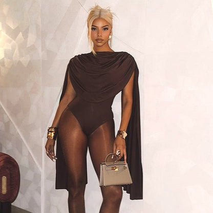 Bottom coat long sleeved jumpsuit