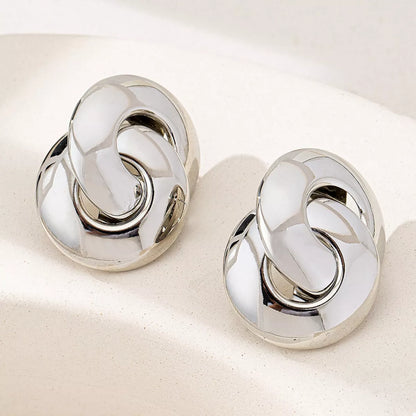 Chunky Knot Stud Earrings