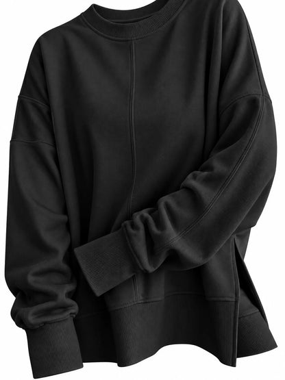 Oversized crew neck sweatshirt, view 11