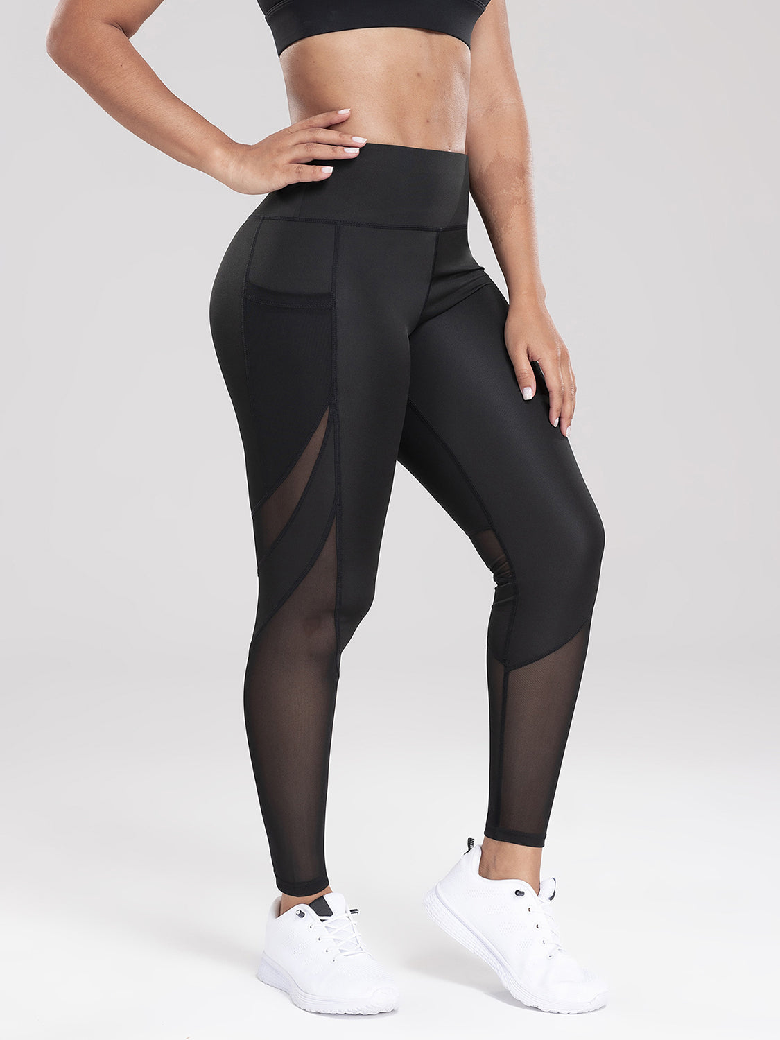 Pocketed High Waist Active Leggings - MONLANE