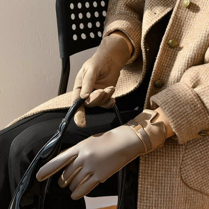 Buckle Detail Gloves