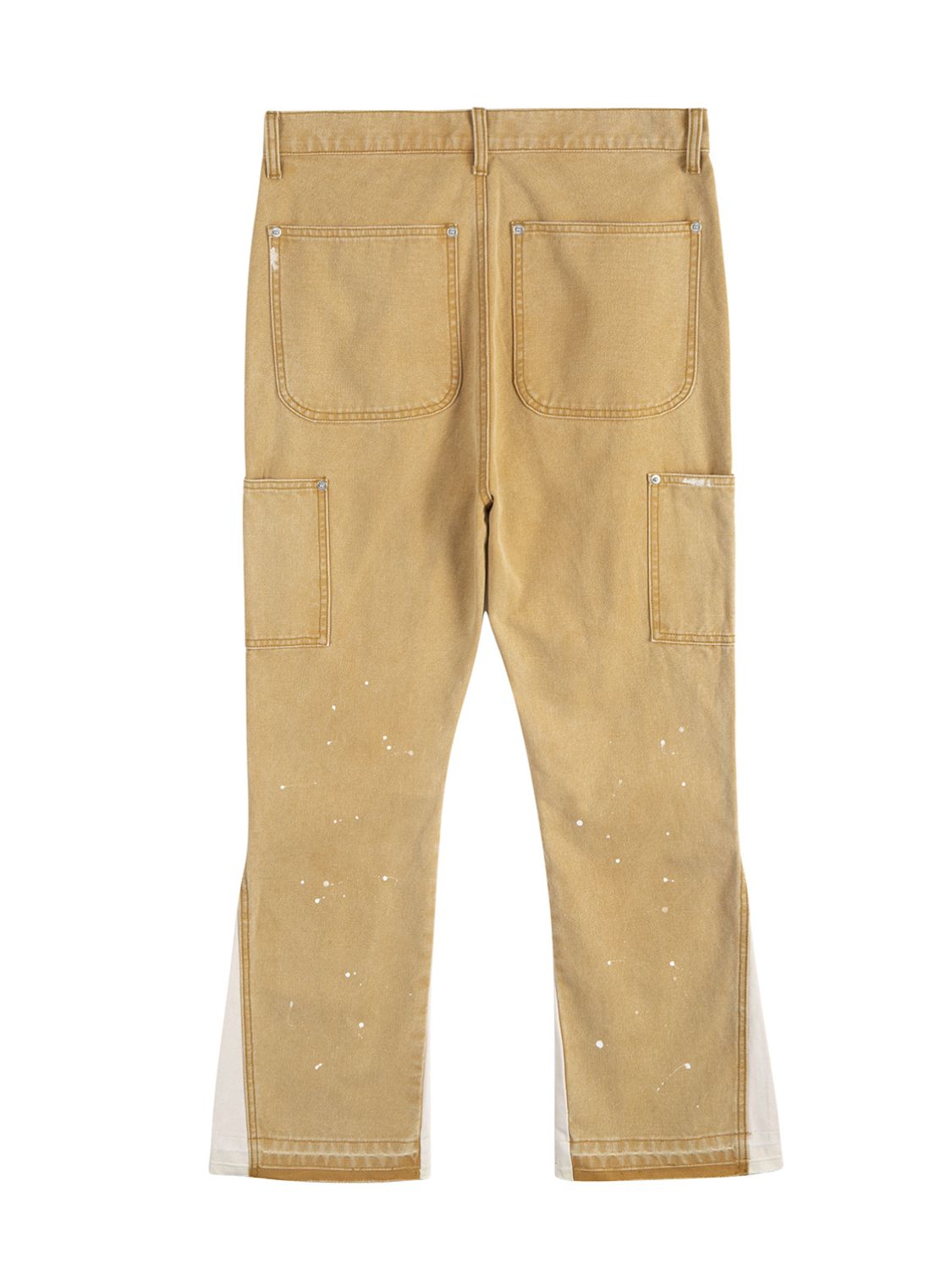 Contrast Washed Bootcut Jeans