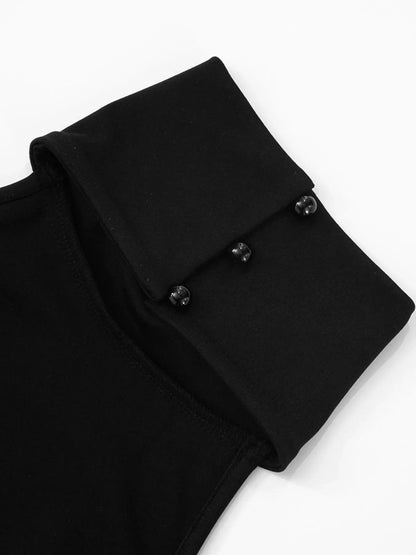 Halter Neck Ruffled Hem Romper