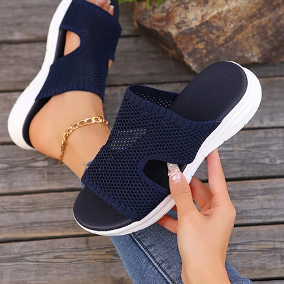 Mesh open toe sandals, view 13