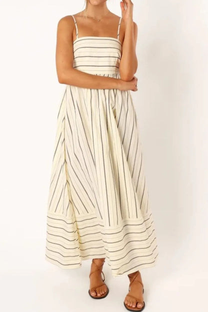 Striped Flowing Cami Dress