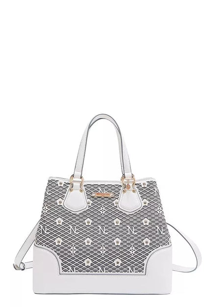 Monogram Pattern Handbag