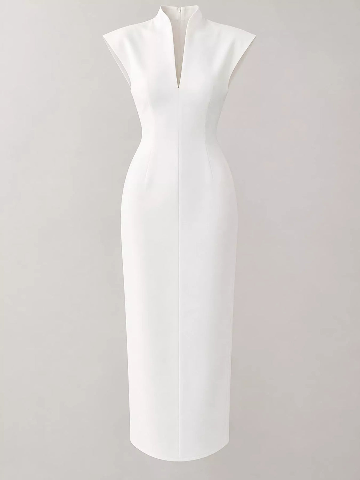 Plus size sleeveless bodycon dress, view 4