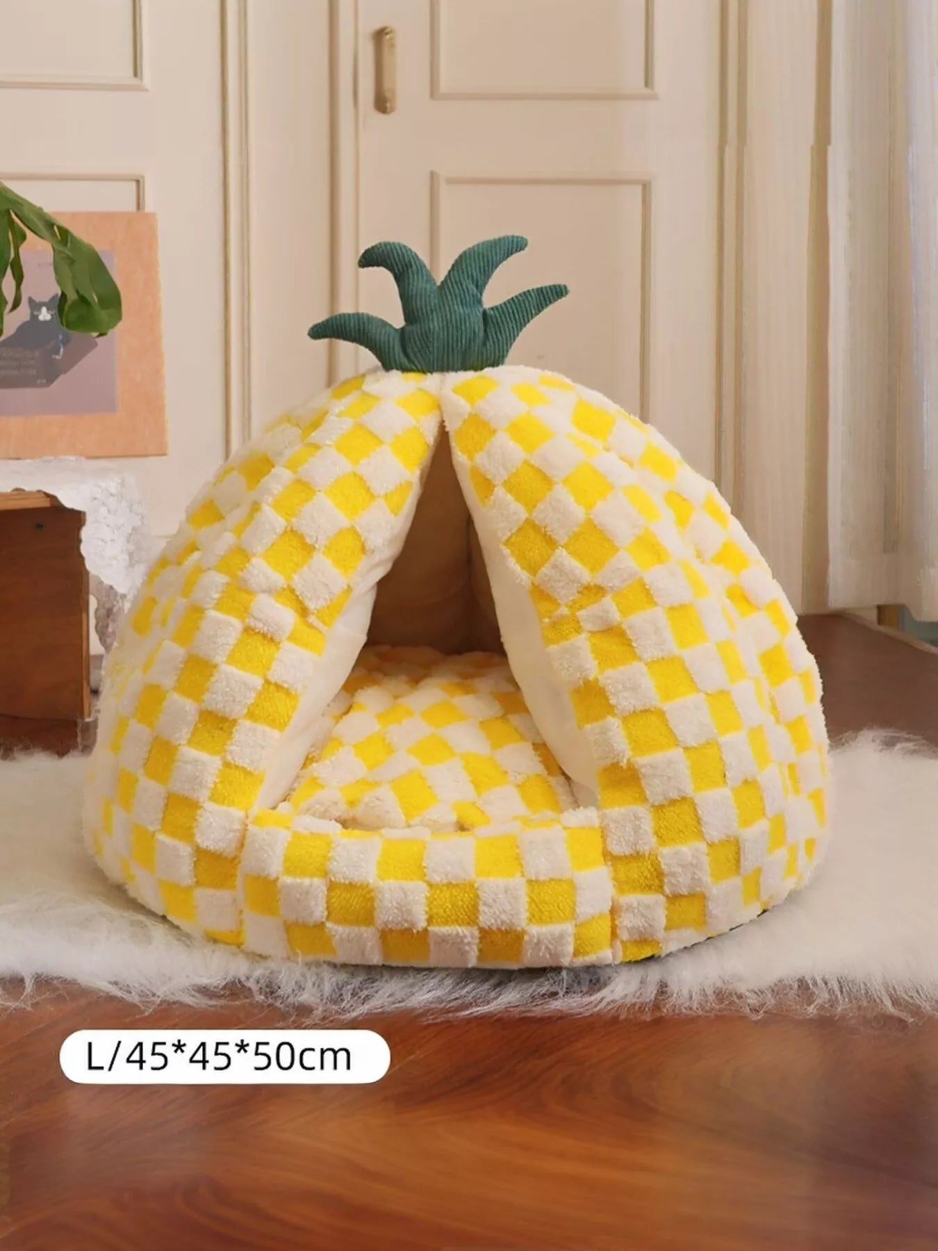 Pineapple Shaped Cozy Pet Nest