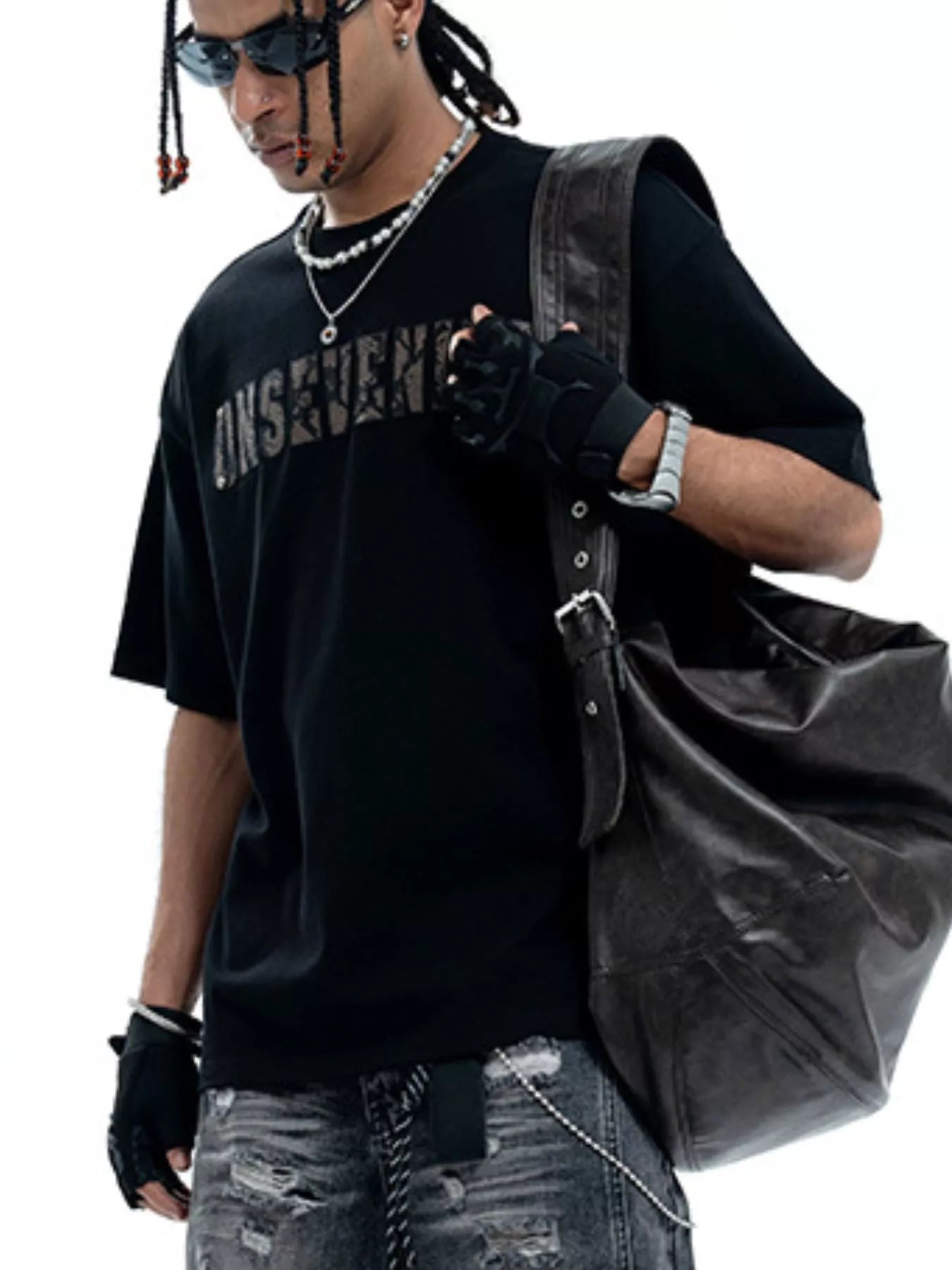 Men's Letter Oversized T-Shirt