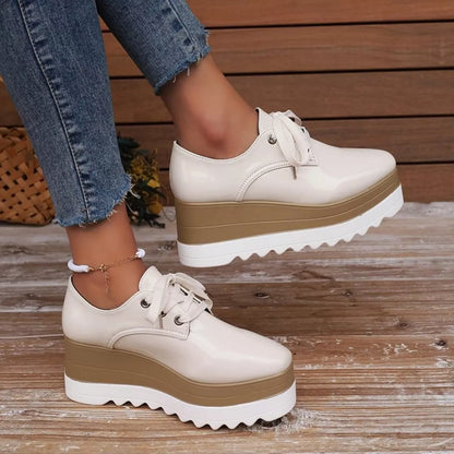 Lace Up Platform Sneakers