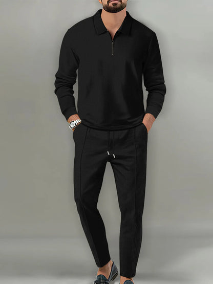 Men's Long Sleeve Top and Pants Set