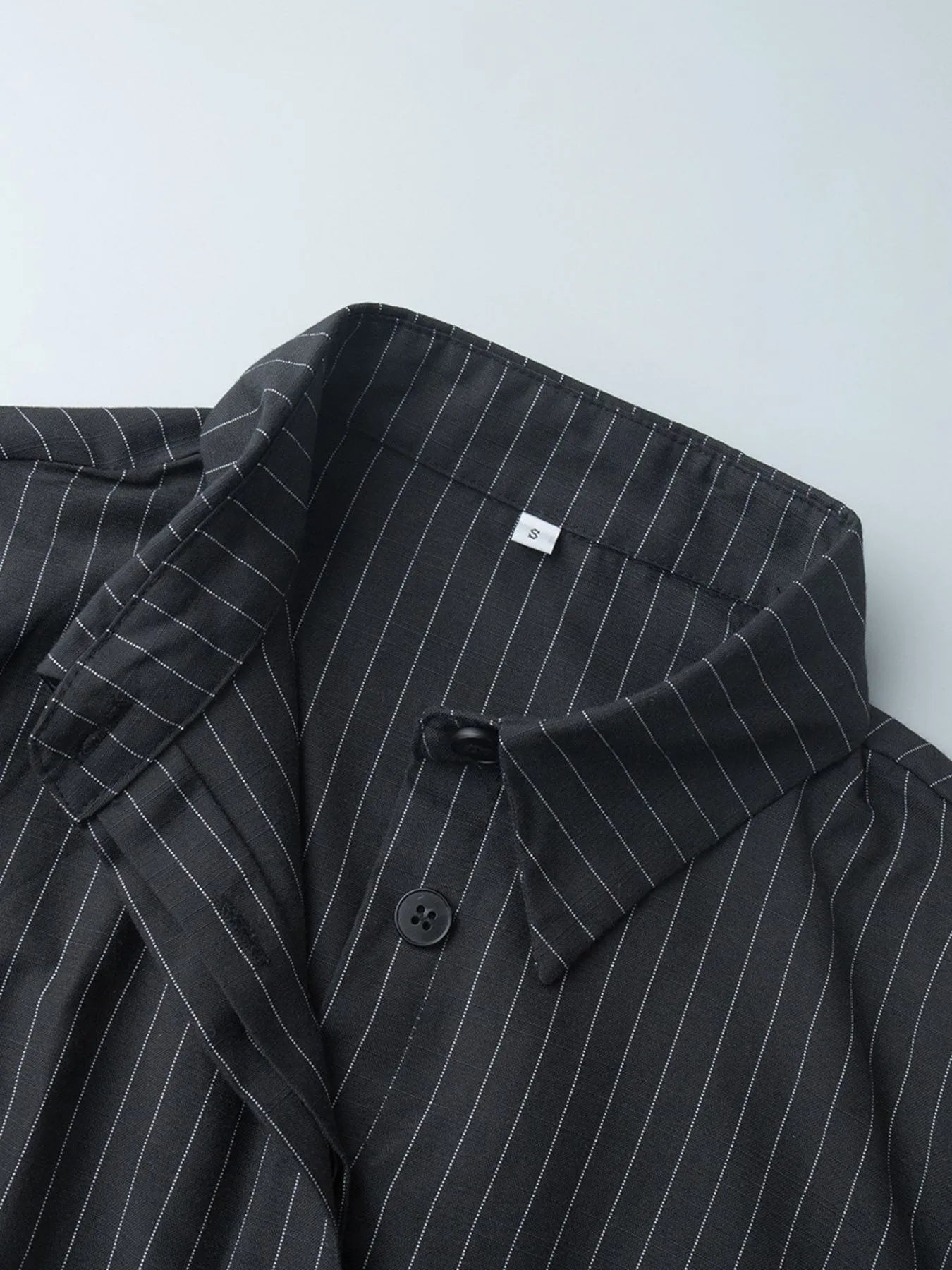 Striped Long Sleeve Shirt Dress