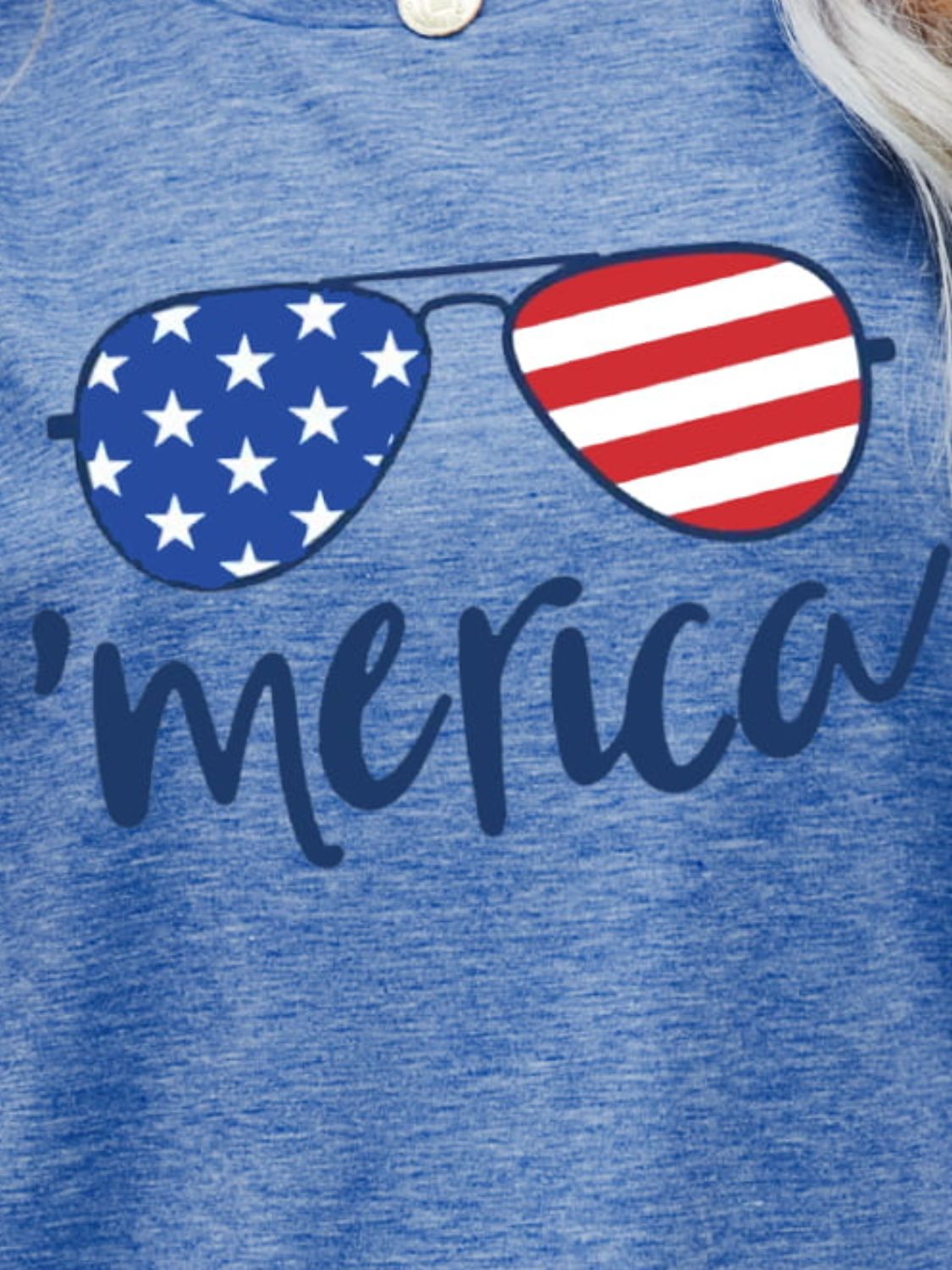 US Flag Graphic Tee