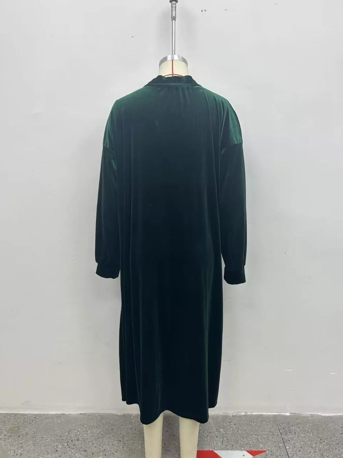 Long velvet cardigan, view 9