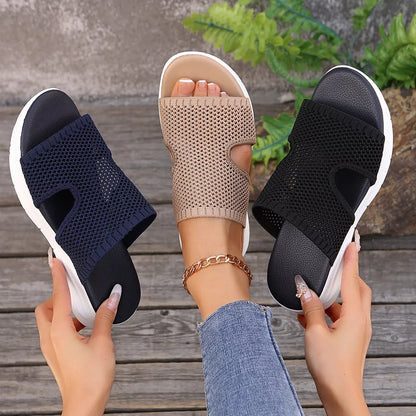 Mesh open toe sandals, view 23