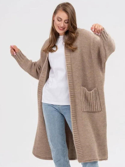 Open Front Long Sleeve Cardigan