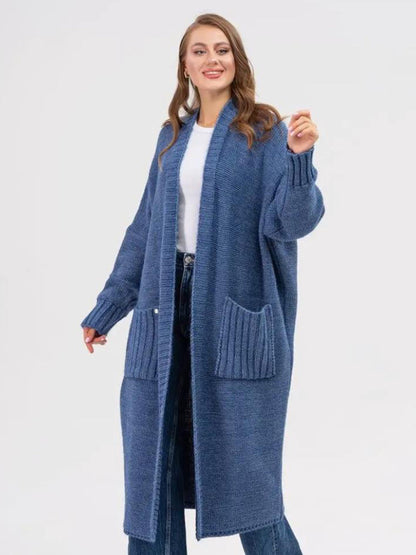 Open Front Long Sleeve Cardigan