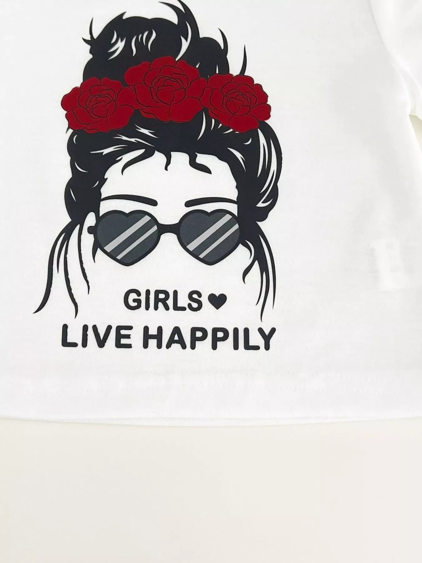 Children's Graphic Tee and Skirt Set