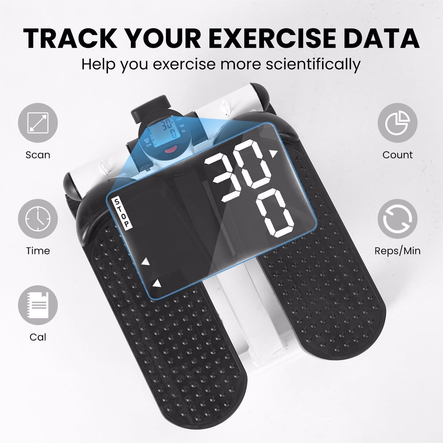 TRACKING Stair Stepper with Resistance Band