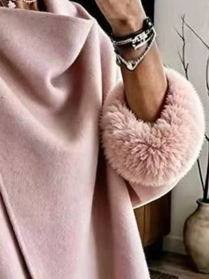 Faux fur cuff jacket, view 6