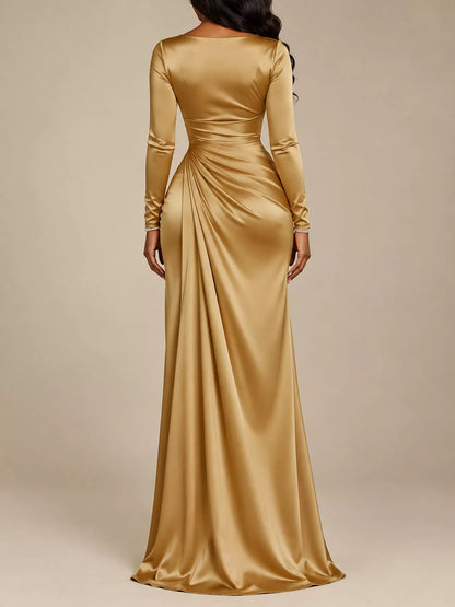 Plus size cowl neck maxi dress, view 10