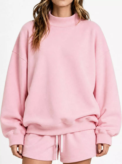 Women's oversized dropped shoulder sweatshirt, XS to 2XL