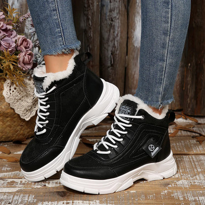 High-Top Platform Chunky Sneaker Boots