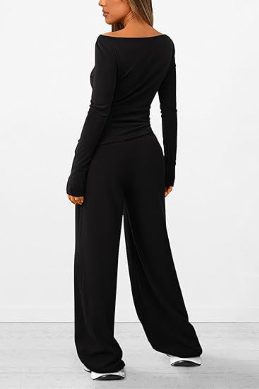 Long Sleeve Top Pants Set