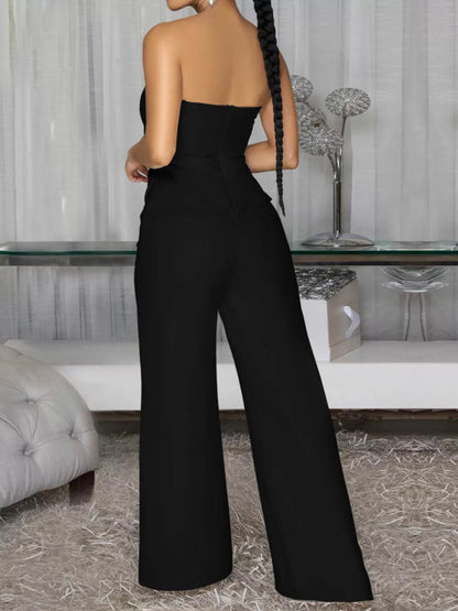 Tube Wide Leg Jumpsuit