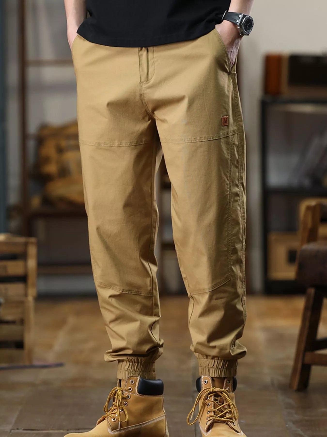 Men's Full Size Wide Leg Pants
