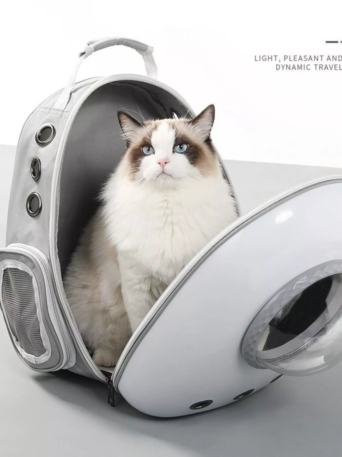 Space Capsule Transparent Pet Carrier Backpack